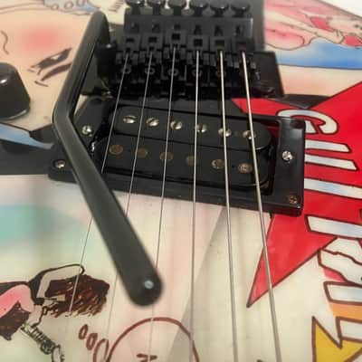 Kramer Baretta 1987 Very Rare Guitarman Knapp Graphics image 3