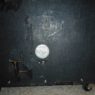 Marshall Model 1982A 100-Watt 16ohm 4x12 Slant Cabinet 1970s - Black/Checker board Grill image 7