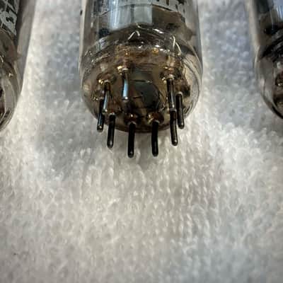 Mullard 12AU7 Set of (3) Vacuum Tubes Circa-1960s-Glass image 3