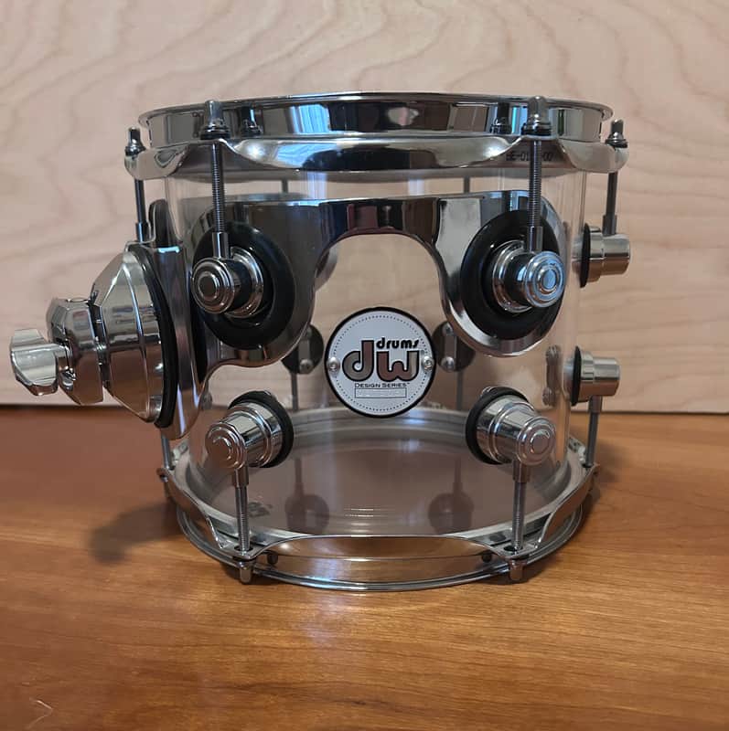 DW Design Series 8”x7” Rack Tom - Acrylic image 1