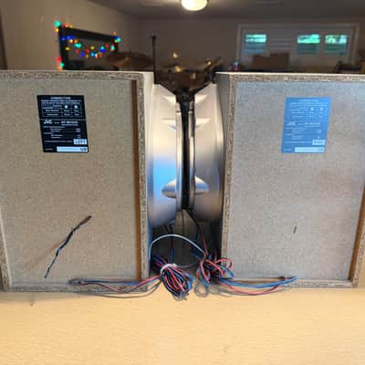 Rare JVC MX-G50 Extended Super Bass Compact Stereo 2 Speakers Only Tested Nice! image 6