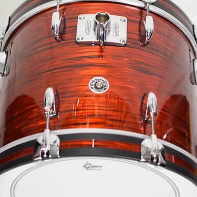 Gretsch USA Brooklyn J483 Orange Oyster Shell Kit image 10