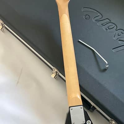 1990's Made in Japan Jackson King V KV3 Black 6 String Electric Guitar OHSC (Excellent) image 8
