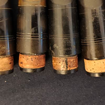 39 Clarinet Mouthpieces Buffet Crampon Low Logo (Chedeville) Rare Good State image 14