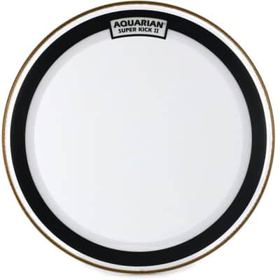 Aquarian Superkick II Clear Bass Drumhead - 22 inches image 2