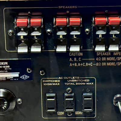Vintage Pioneer SX-939 Stereo Receiver Near Museum Quality!! Original Box and Owner’s Manual!! image 7