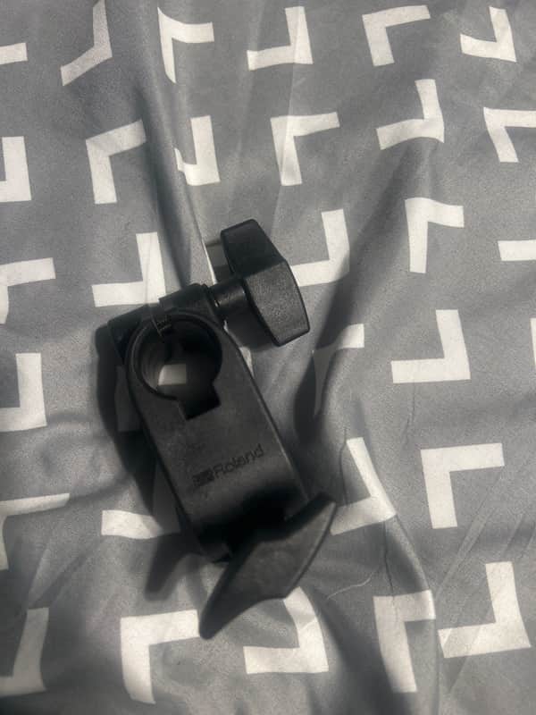 Roland V-Drums MDH Rack Clamp Cymbal Arm / L-Rod Pad Mount Fitting TD-17 TD-07 image 1