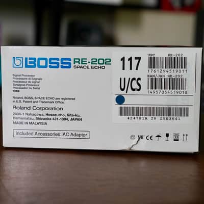 BRAND NEW Boss RE-202 Space Echo 2022 Black / Green image 2