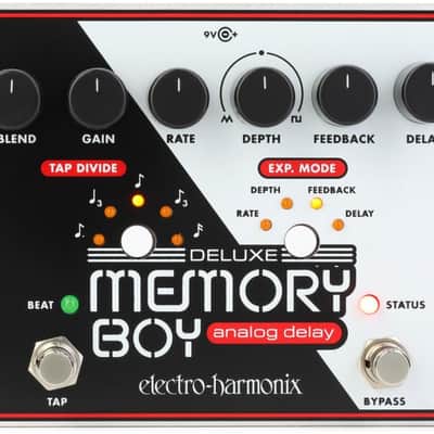Electro-Harmonix Deluxe Memory Boy Analog Delay Pedal with Tap Tempo (DlxMemoryBoyd1) image 1