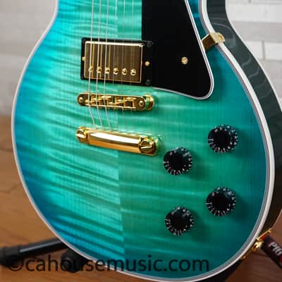 Gibson Custom Shop Dealer Select Les Paul Custom Figured – Opal Reef image 10