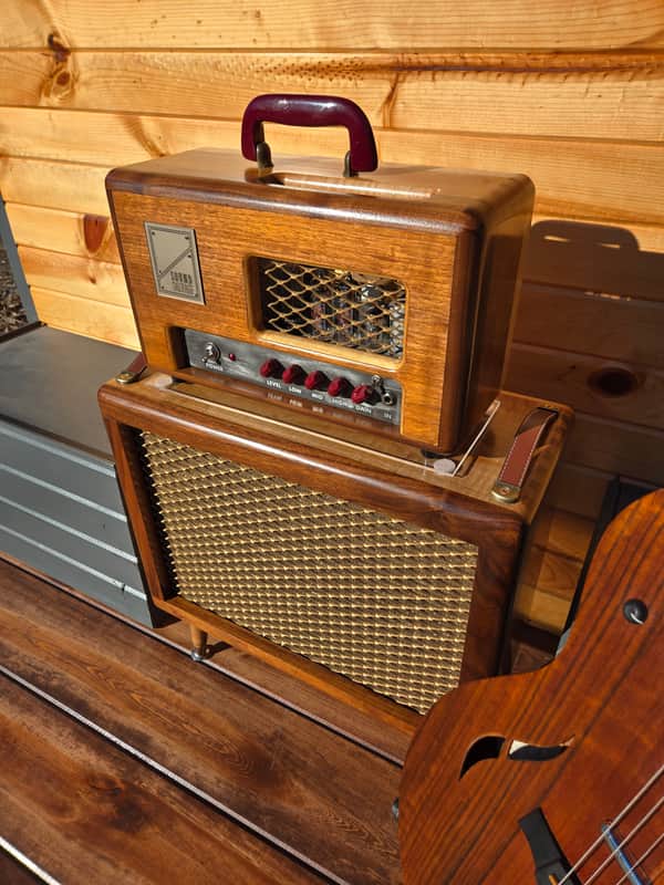 Sound Salvage "Wrecker 35" 15-watt TrainWreck Inspired Circuit Hardwood Amplifier 2026 - Walnut & Maple image 1