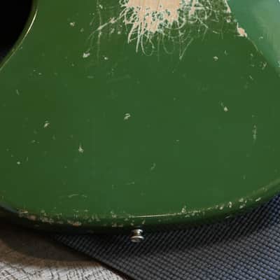 2024 Fano Oltre JM6 HB & P90 Electric Guitar Olive Green Relic + OGB image 15