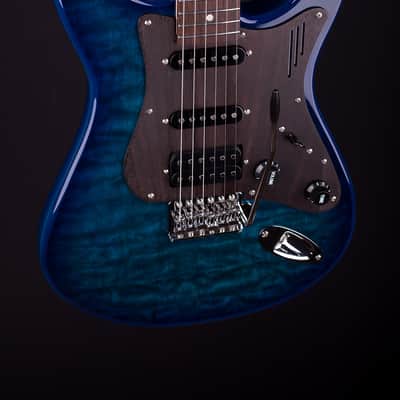 Magneto Sonnet Modern US-2300 See Thru Blue Quilt w/Gigbag image 2