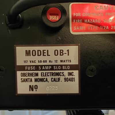 CERTIFIED!!! ULTRA RARE OBERHEIM OB1 FULLY INSPECTED AND IN AMAZING CONDITION! image 20