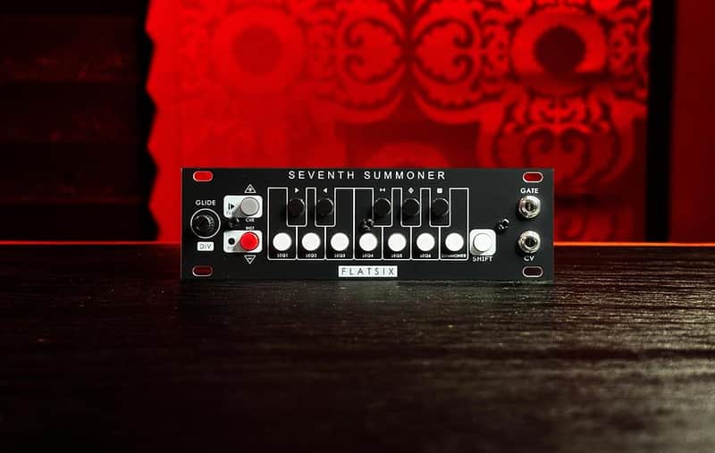 FlatSix Modular Seventh Summoner (Black) - 1U performance sequencer with 6 sequences & chaining image 1