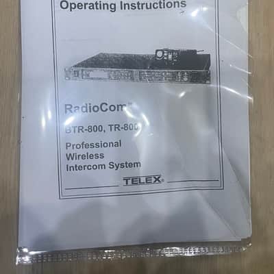 Telex BTR-800 wireless intercom system with multiple beltpacks and many accessories image 5