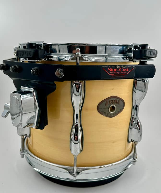 Tama Rockstar Custom 10x9" Tom w/Starcast Mount 2000s - Natural Wood image 1