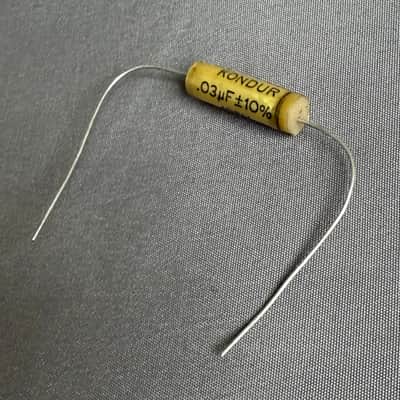 Kondur .03 uF 125V tone Capacitor for electric guitar, Made in Germany in 1964 - audiophile grade image 3