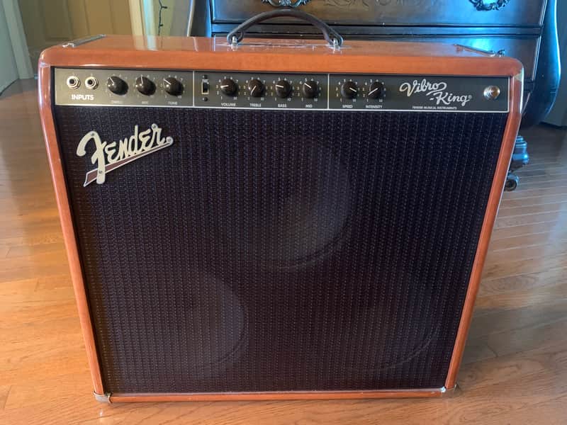Fender Vibro-King Custom 60-Watt 3x10" Guitar Combo 2003 - 2012 - Black image 1