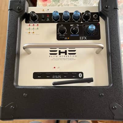 Elite Acoustics EAE A4-8 MKII Open Box 80W Acoustic Amplifier LFP Battery, Bluetooth Painted Black image 5