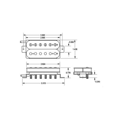 Seymour Duncan Nazgul Bridge Black - Humbucker Pickup for Guitars image 2