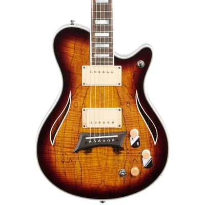Michael Kelly Hybrid Special Electric Guitar, Pau Ferro Fingerboard, Spalted Maple Burst, Open Box (Very Good) image 1