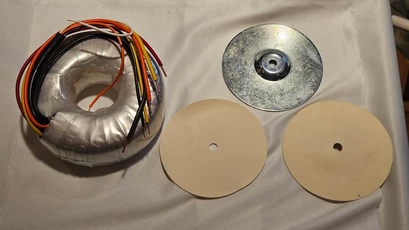 TOROID TRANSFORMER POWER SUPPLY 718.122 201802 2 X 117V 50/60HZ image 1
