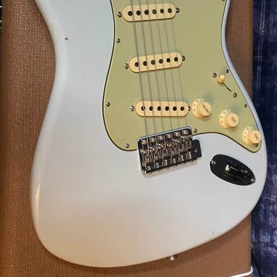 NEW! 2024 Fender #143 Limited Edition '62 Poblano Strat Journeyman Relic w/ Closet Classic Hardware - Super Faded Aged Sonic Blue - Only 7.2 lbs! - Authorized Dealer - Serial #CZ575858 image 6