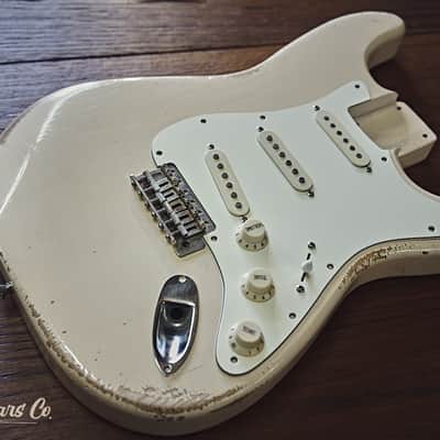 Stratocaster Vintage White Relic Body image 3