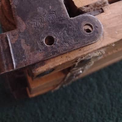 Frisco  Double bass pedal  Early 1900's - Wood image 3