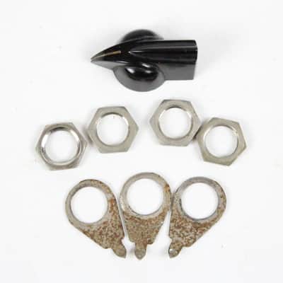 1973 Vintage Gibson Les Paul/ES/SG/LS Volume Tone Jack Pointers Washer Nuts USA 1970s Early Norlin Era image 1
