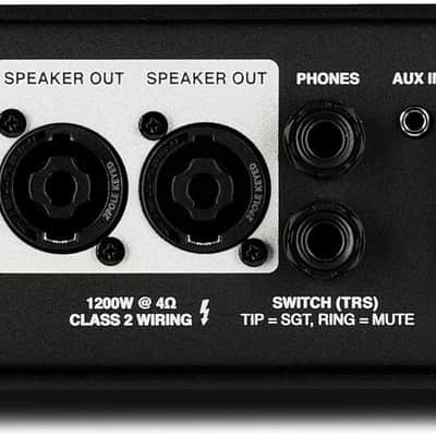 Ampeg Venture V12 Bass Guitar Amplifier Head (1200 Watts) image 4