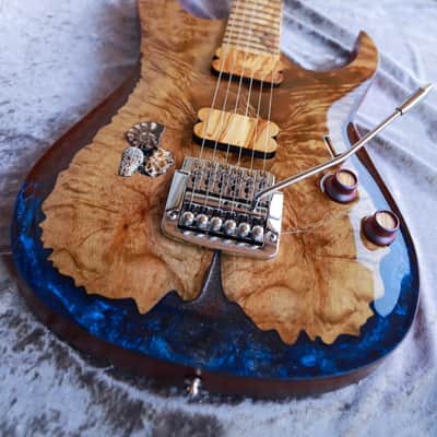 GB Liuteria Boutique Ergal 6 string Fossil edition image 11