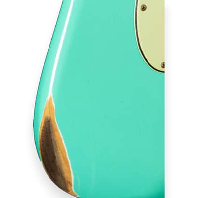 Fender Custom Shop 1960 Strat Relic RW Seafoam Green image 2