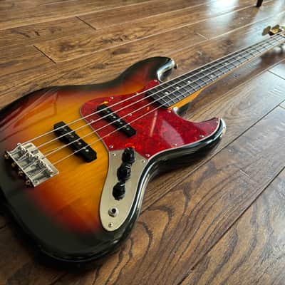 1992 Fender JB-62 Jazz Bass 1962 Reissue MIJ Sunburst Fujigen Japan image 4