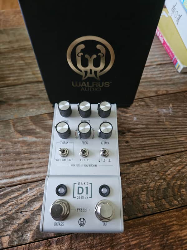 Walrus Audio Mako D1 High-Fidelity Stereo Delay V1 2020 - 2021 - Silver image 1