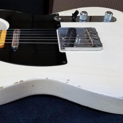 used 2018 Fender Custom Shop '54 Telecaster Relic in Aged White Blonde, Excellent Condition with OHSC! image 12