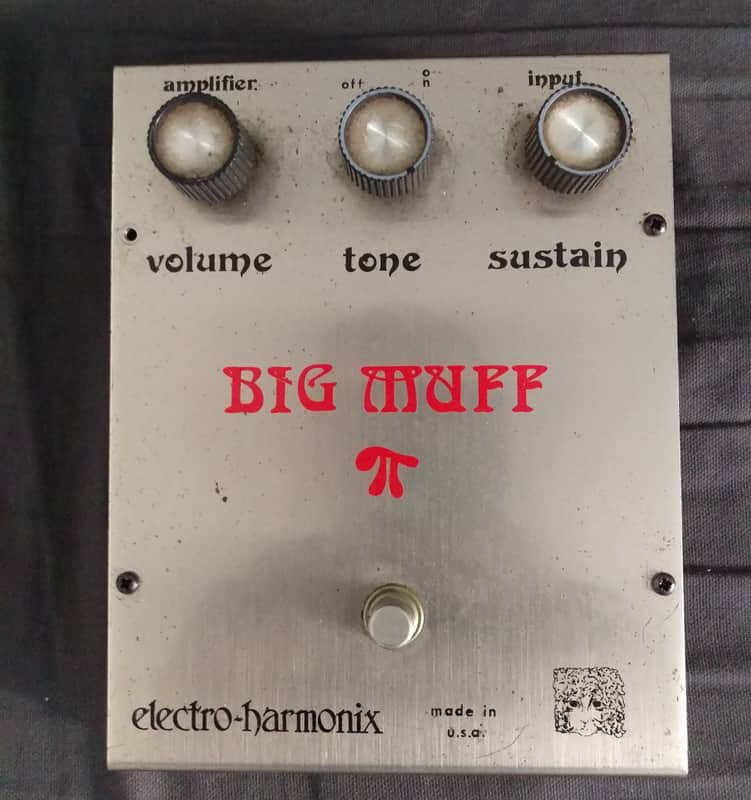 Vintage Electro-Harmonix Big Muff Pi V2 (Ram’s Head) pedal owned by Alphonse Mou image 1