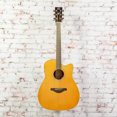Used YAMAHA FGC-TA VT FGC TransAcoustic Vintage Tint image 2
