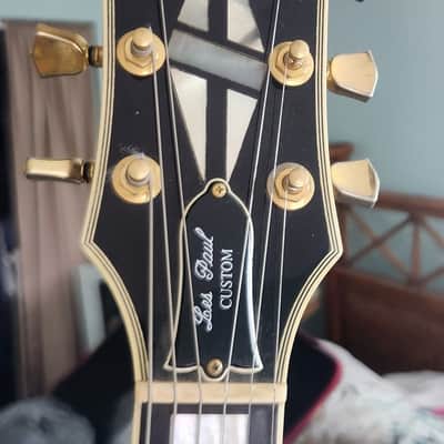 1989 Gibson Les Paul Custom Triple Pickup Black Beauty w/ Original Gibson "Protector" Case image 12