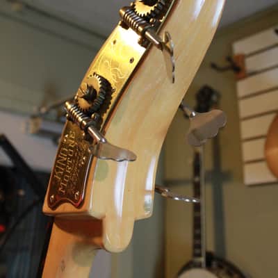 King Mortone Double Bass Blonde c1960 image 18