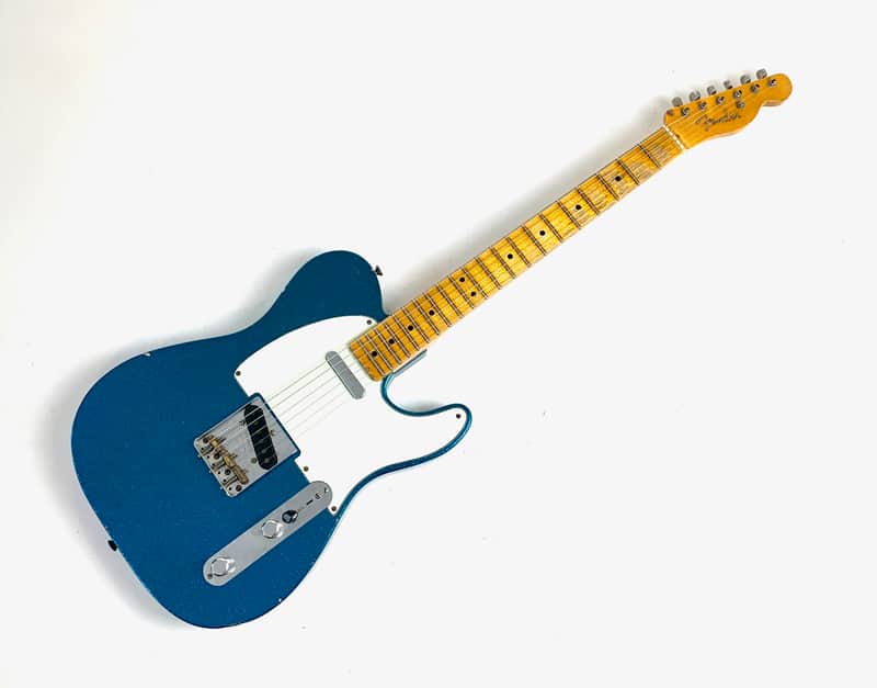 Fender Nocaster 51 Relic Telecaster 20th Anniversary Custom Shop 2015 Blue Sparkle image 1