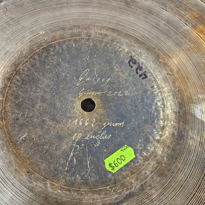Quiqeg Cymbalsmith 19" Prototype Ride Cymbal 1662g - Made In Italy image 6