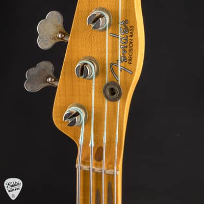 Fender Custom Shop Faded Aged Custom 1951 Precision Bass - Sage Green Metallic/Summer Showcase Event Instrument #XN04327 image 7