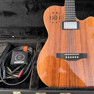 Godin A6 Ultra Koa HG Limited Edition Semi-Hollow 2010s - High-Gloss Natural image 21