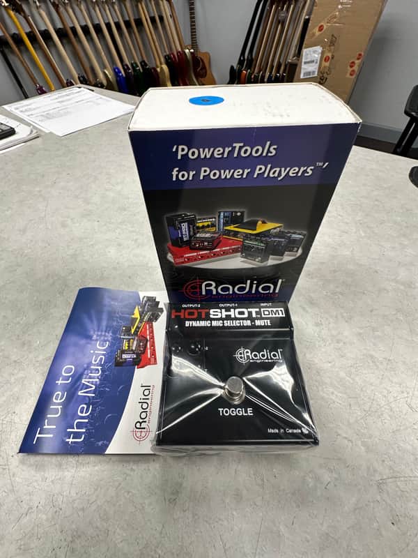 NEW OLD STOCK Radial HOTSHOT DMI Microphone Selector (factory sealed)