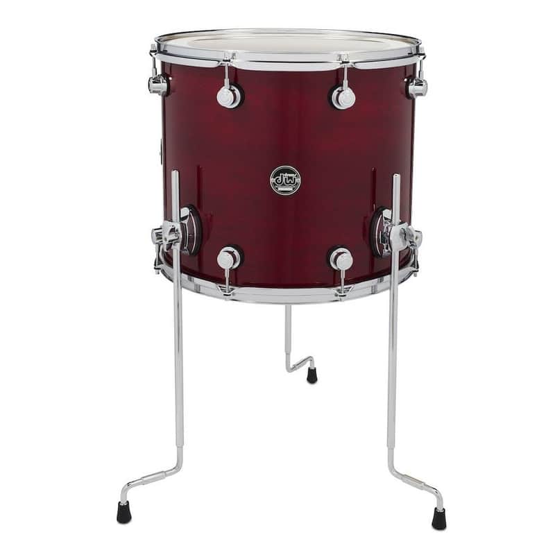 DW Performance Floor Tom 16x14 Cherry Stain image 1