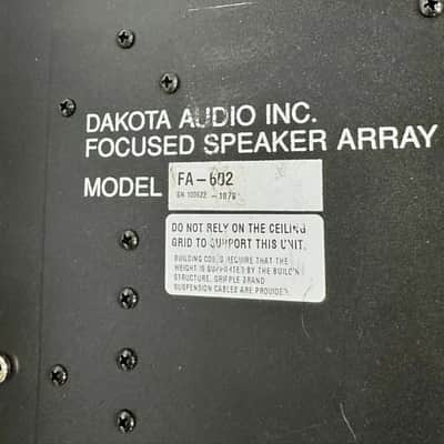Dakota Audio FA-602 Overhead Focused Speaker Array #6515 (FOR ONE ONLY ) THS image 2