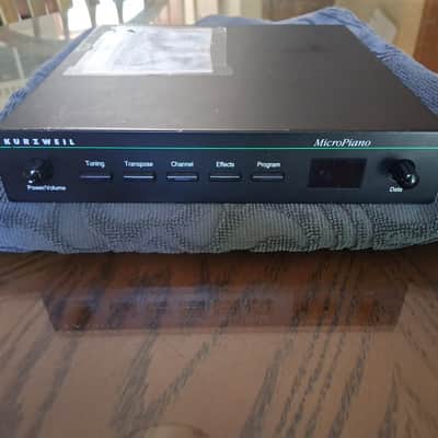 Kurzweil MicroPiano MIDI Sound Module 1990s - Black image 1