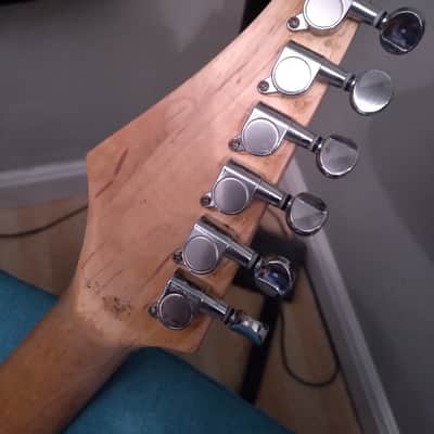 Rescued, Restored, Revamped and Upgraded Washburn Idol Guitar in Gloss Black image 7